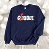 Fall Sweatshirt, Gobble, Cute Turkey, Thanksgiving Turkey, Family Dinner, Gildan Sweatshirt, Up to 5x Sizes, Plus Sizes Available