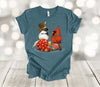 Christmas Shirt, Chickadee And Cardinal With Christmas Ornament, Holiday Tee Shirt, Premium Unisex Tee, Plus Size Available