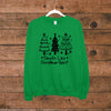 Christmas Sweatshirt, Smells Like Christmas Spirit, Simple Christmas Trees, Gildan Sweatshirt, Up to 5x Sizes, Plus Sizes Available