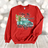 Christmas Sweatshirt, It's The Most Wonderful Time Of The Year, Blue Truck, Gildan Sweatshirt, Up to 3x Sizes, Plus Sizes Available