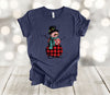 Snowman Shirt, Buffalo Plaid And Striped Snowman, Holiday Shirt, Premium Soft  Unisex Shirt, Plus Size Available 2x, 3x, 4x