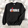 Fall Sweatshirt, Gobble, Cute Turkey, Thanksgiving Turkey, Family Dinner, Gildan Sweatshirt, Up to 5x Sizes, Plus Sizes Available