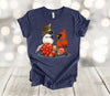 Christmas Shirt, Chickadee And Cardinal With Christmas Ornament, Holiday Tee Shirt, Premium Unisex Tee, Plus Size Available