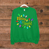 Christmas Sweatshirt, Merry And Bright, Christmas Lights, Holiday Sweatshirt, Gildan Sweatshirt, Up to 5x Sizes, Plus Sizes Available