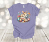 Easter Shirt, Rabbit In Teacup, Pretty Easter Eggs, Easter Bunny, Premium Soft Unisex Shirt, 2x, 3x, 4x