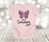 Cancer Shirt, I'm A Survivor, Breast Cancer, Pink Butterfly, Pink Ribbon, Premium Unisex Shirt, Plus Sizes Available