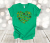 Saint Patrick Day Shirt, Saint Patrick Heart, Clover, Shamrock, Premium Unisex Soft Shirt, 2x, 3x, 4x, Plus Size Available