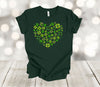 Saint Patrick Day Shirt, Saint Patrick Heart, Clover, Shamrock, Premium Unisex Soft Shirt, 2x, 3x, 4x, Plus Size Available