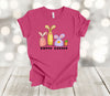 Easter Shirt, Hoppy Easter Bunny Carrots, Youth Easter, Premium Unisex Or Youth Tee, Plus Sizes Available, 2x, 3x, 4x Sizes